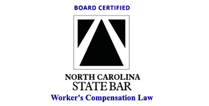 Board Certified North Carolina State Bar Worker's Compensation Law logo